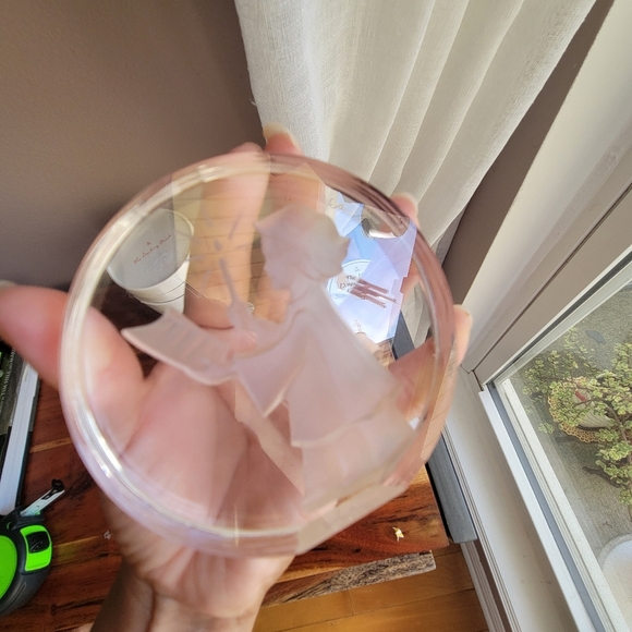 Vintage Danbury Mint Lead Crystal Christmas Paperweight Set of 3 Christmas Decor - Picture 2 of 9